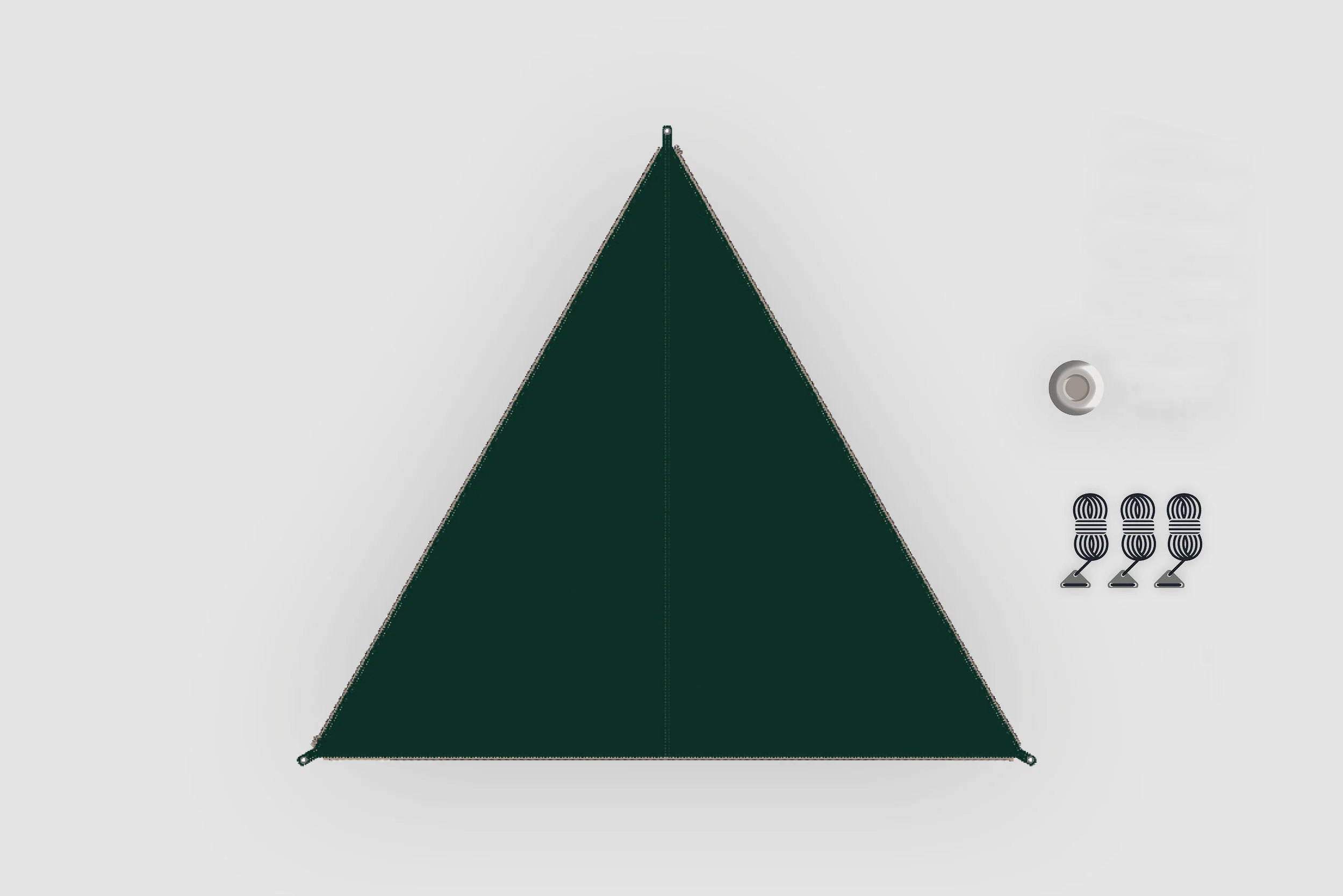 Verbindbares Sonnensegel „TC-Zip-Canvas Single“ Jungle - Image 3