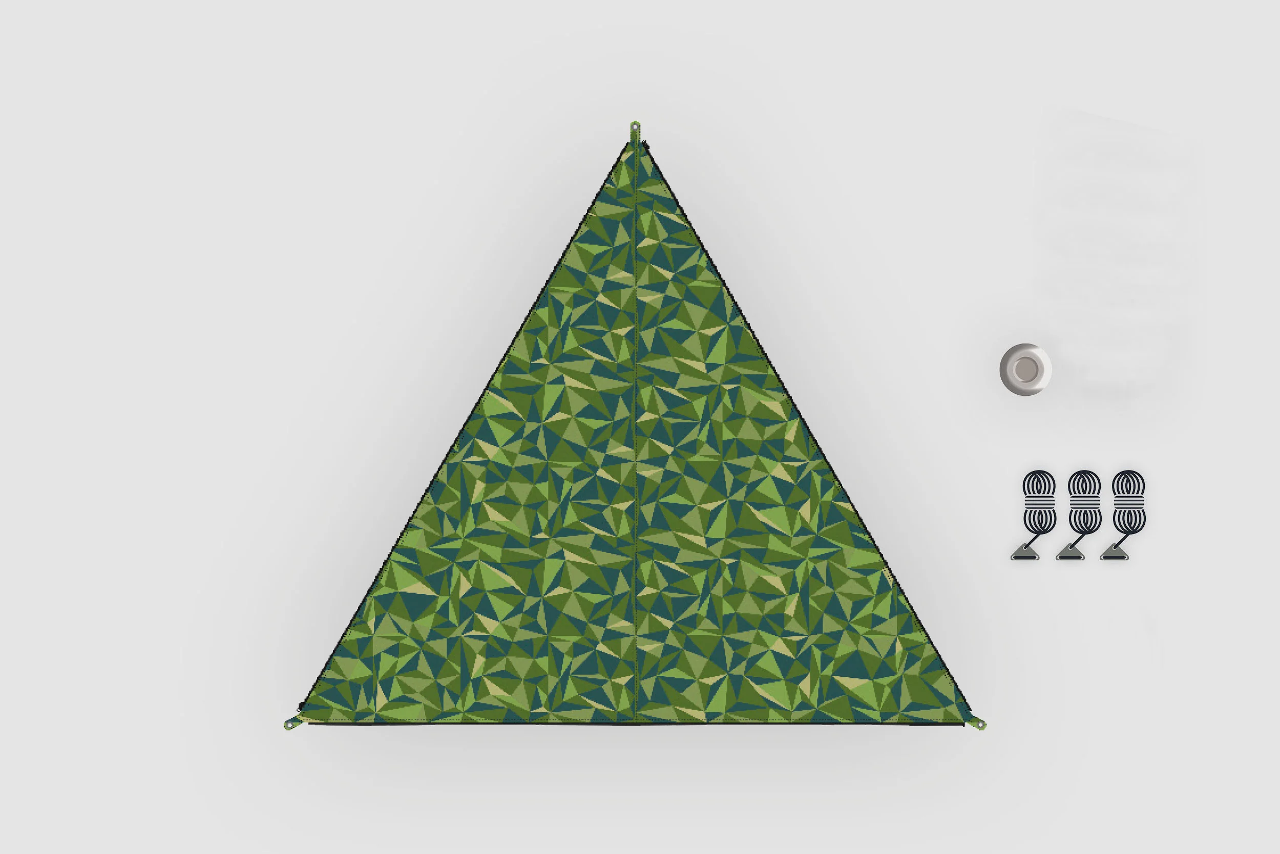 Verbindbares Sonnensegel „TC-Zip-Canvas Single“ Nature Design Trees - Image 3