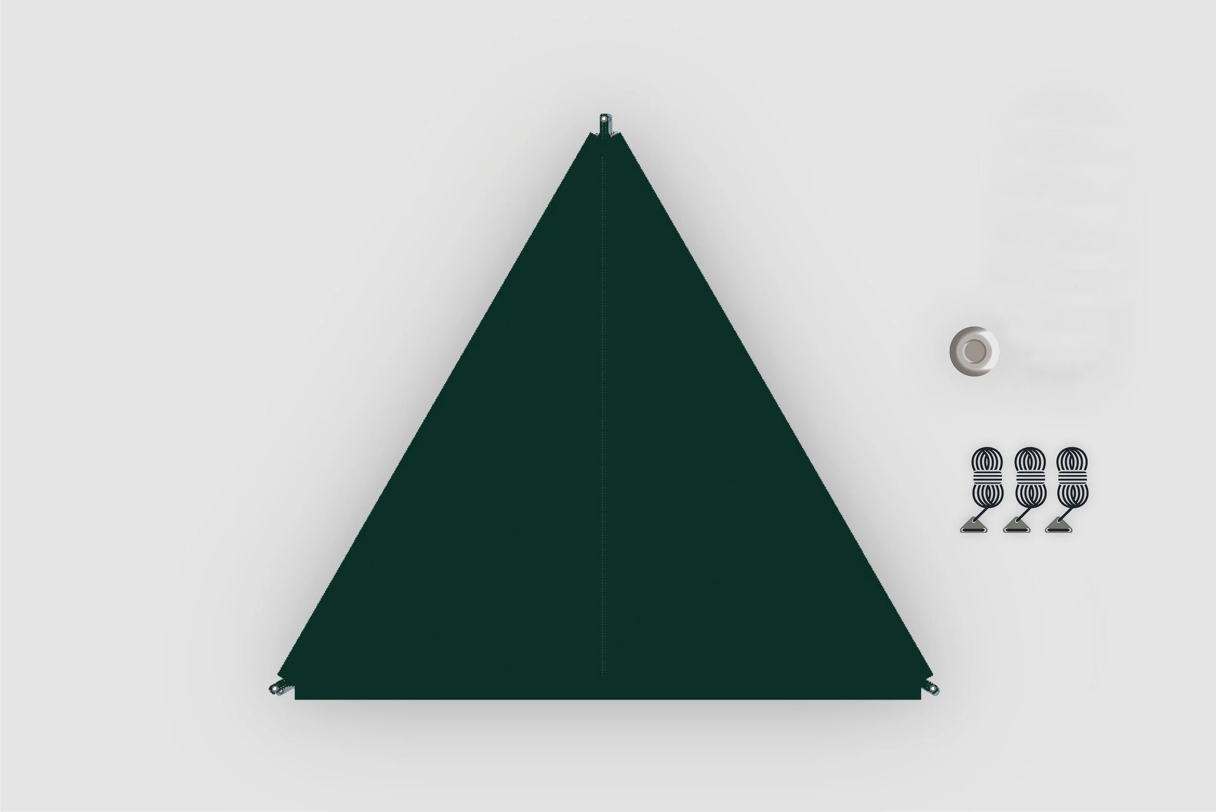 Verbindbares Sonnensegel „Zip-Protect Canvas" Jungle mit RV Abdeckung - Image 3